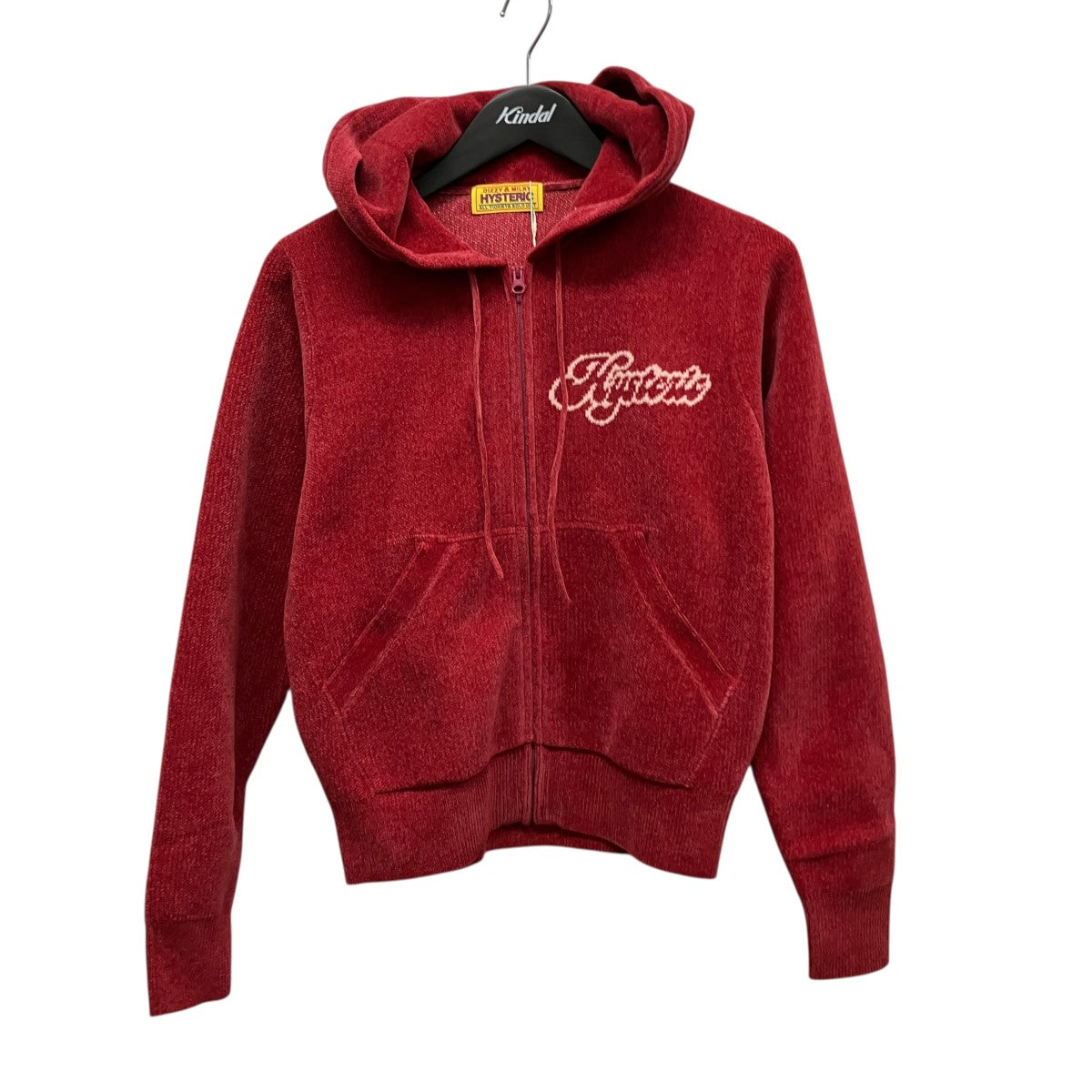 Hysteric Glamour 26SSHYSTERIC GIRL KNITTED HOODIEパイルフーデッドジップアップパーカー01261ND01 古着・中古-1枚目のアイテム画像