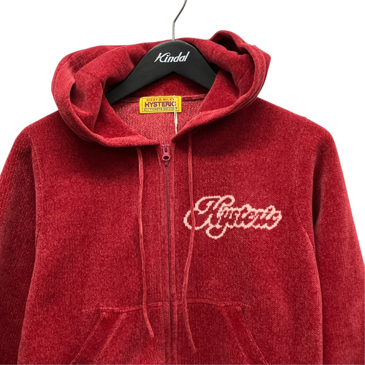 Hysteric Glamour 26SSHYSTERIC GIRL KNITTED HOODIEパイルフーデッドジップアップパーカー01261ND01 古着・中古-3枚目のアイテム画像