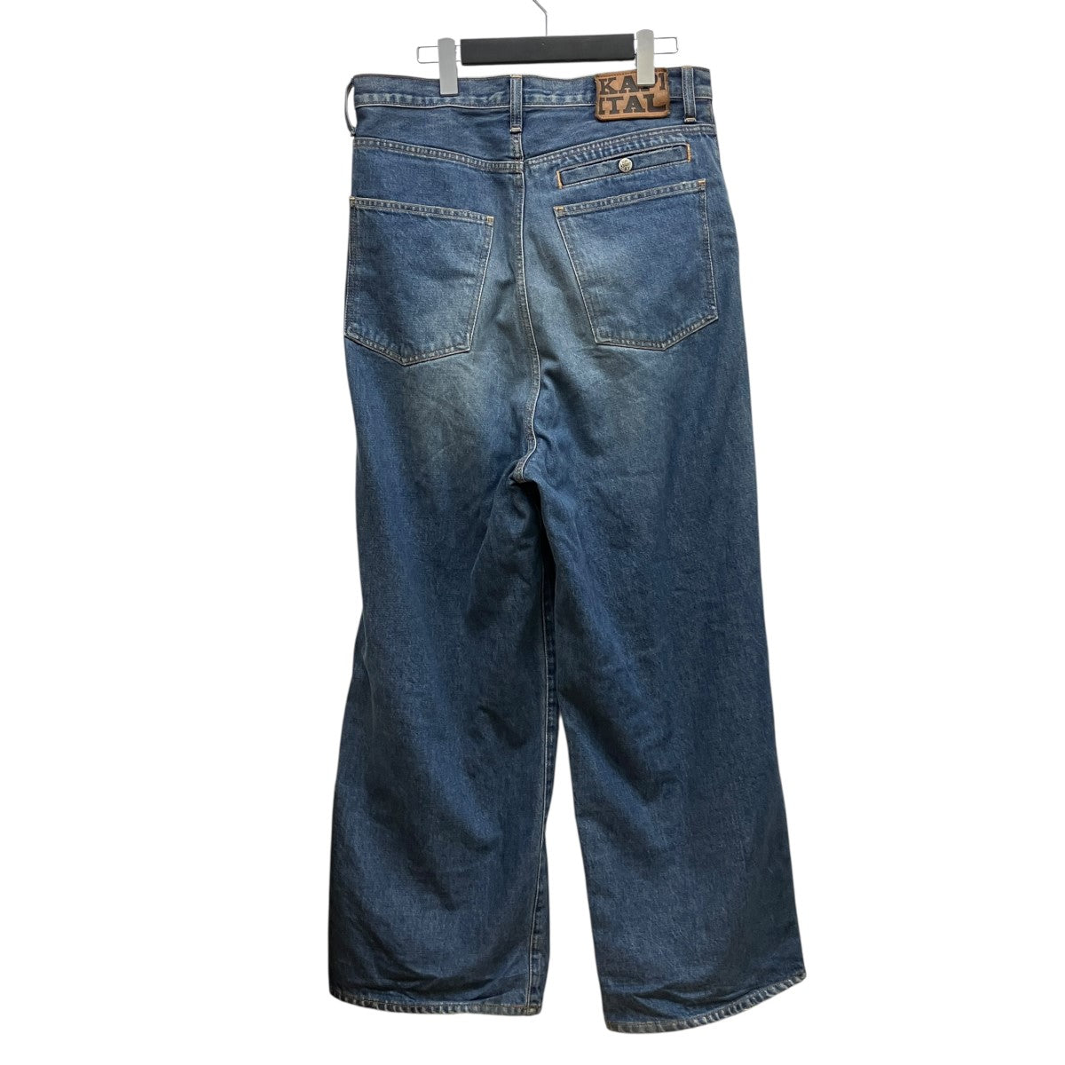 KAPITAL 26SS14ozデニム ポートバギーパンツEK-1740LPA 古着・中古-2枚目のアイテム画像