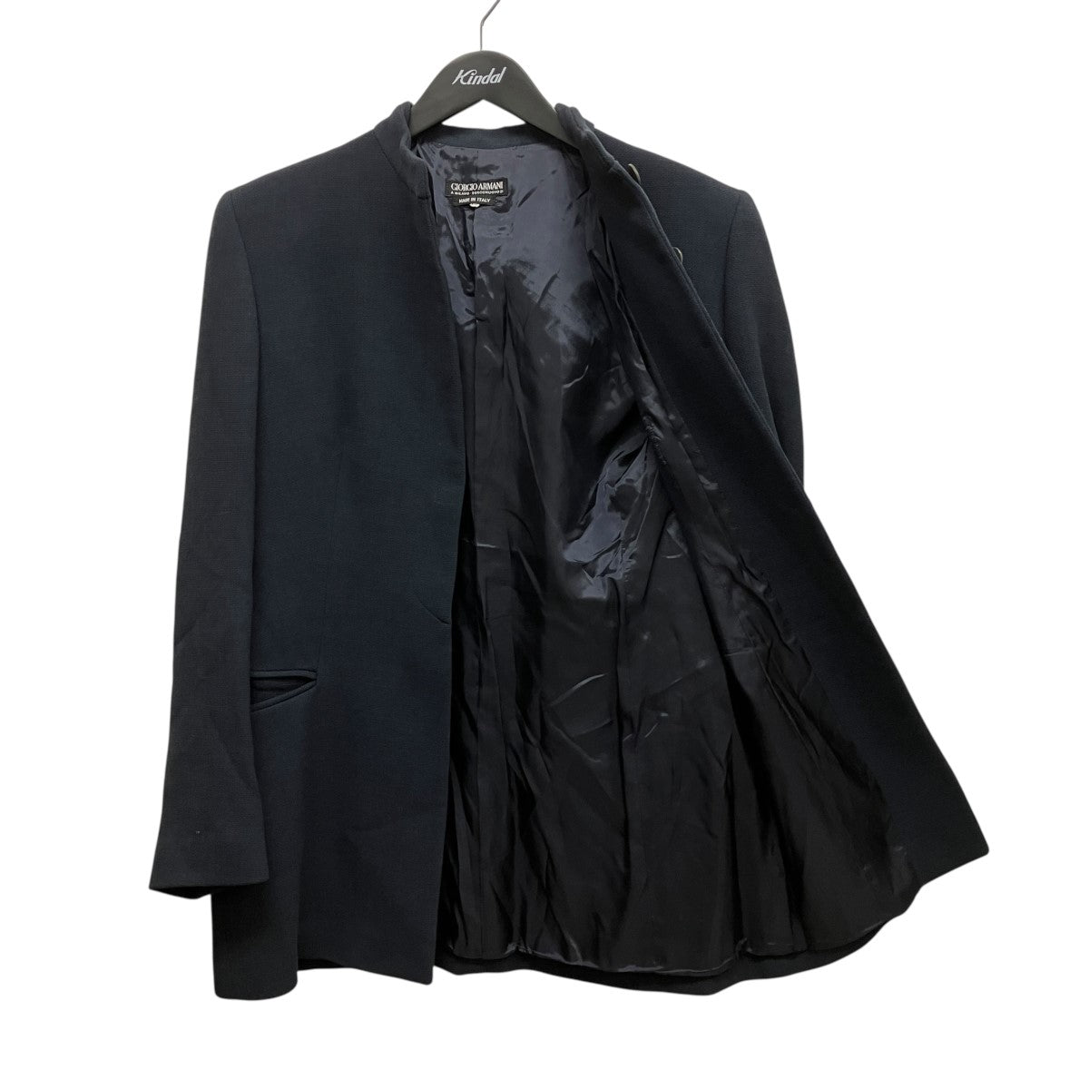GIORGIO ARMANI バンドカラージャケット 古着・中古-5枚目のアイテム画像