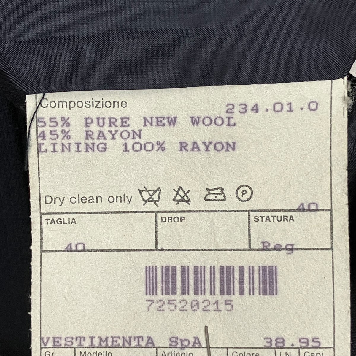 GIORGIO ARMANI バンドカラージャケット 古着・中古-7枚目のアイテム画像