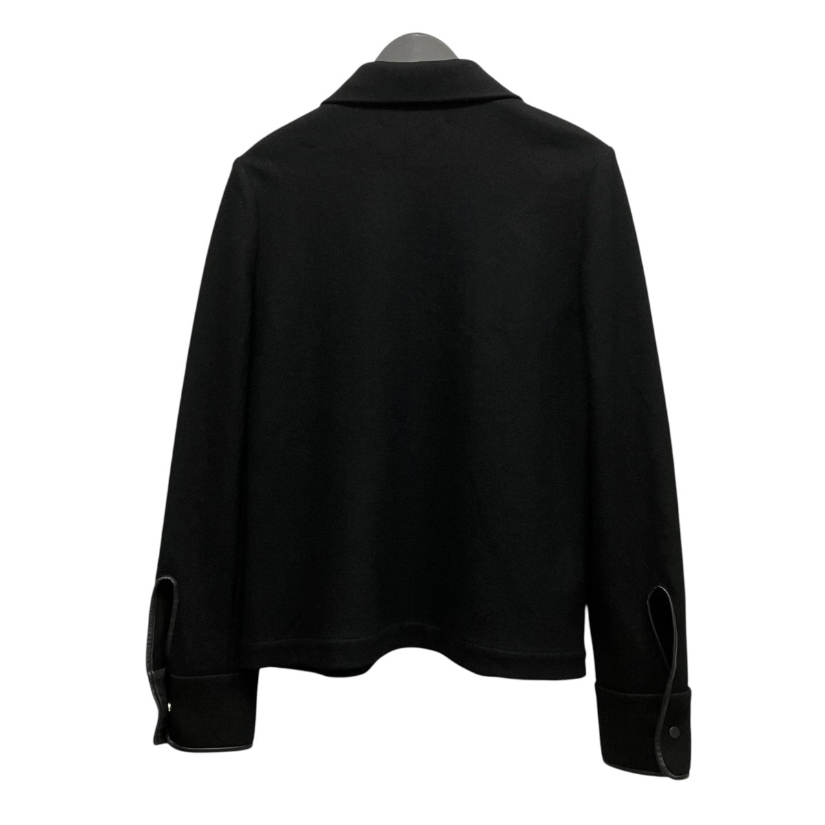 JIL SANDER 25AWレザーパイピングウールジップアップジャケットJ02DL0263 J20050 古着・中古-2枚目のアイテム画像