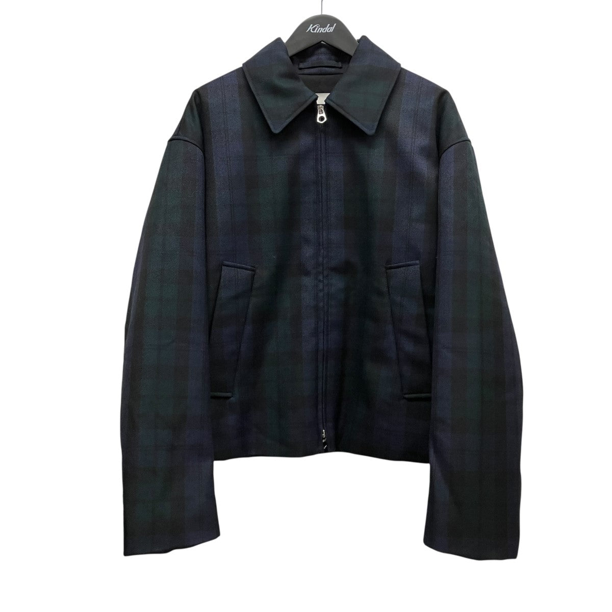 JIL SANDER 25AWダブルジップチェックジャケットJ22SW0069 J40273 古着・中古-1枚目のアイテム画像