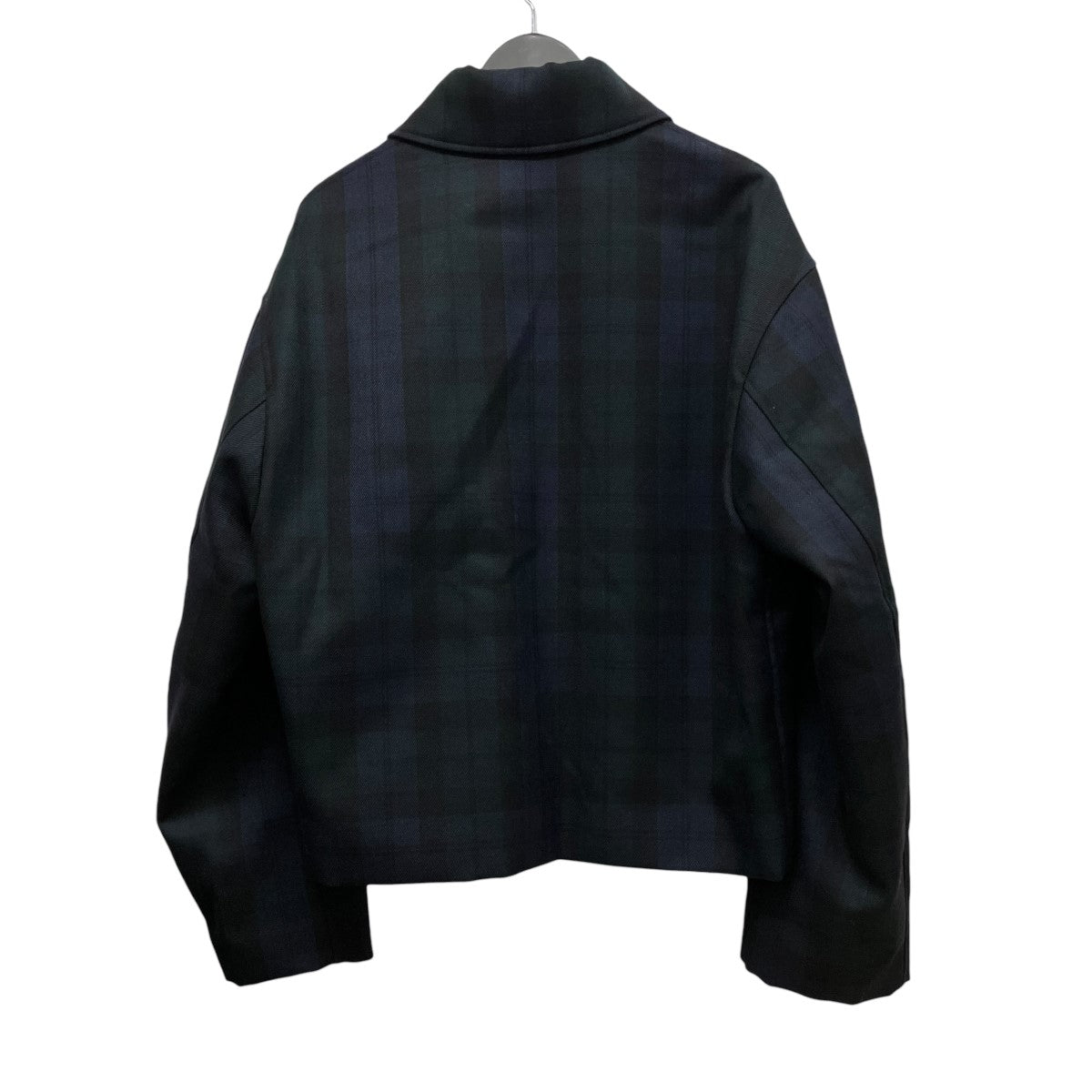 JIL SANDER 25AWダブルジップチェックジャケットJ22SW0069 J40273 古着・中古-2枚目のアイテム画像