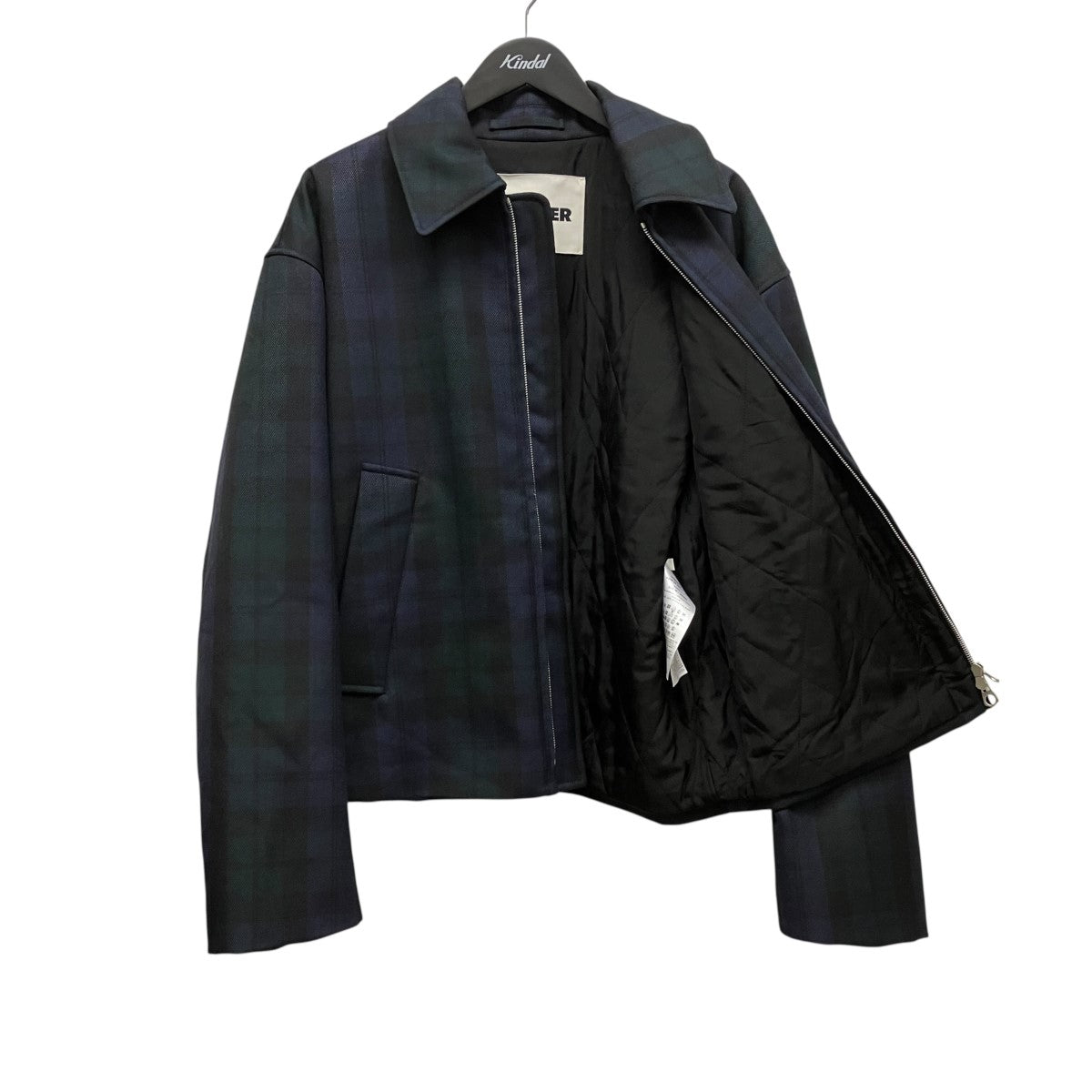 JIL SANDER 25AWダブルジップチェックジャケットJ22SW0069 J40273 古着・中古-5枚目のアイテム画像