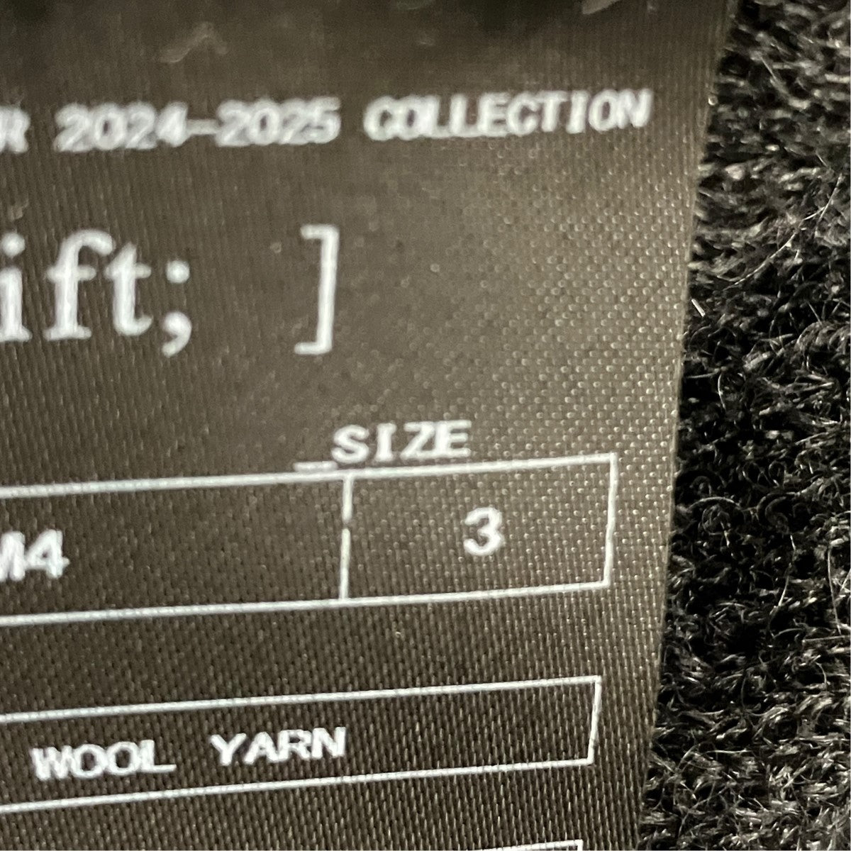 JULIUS モヘヤ混長袖クルーネックセーター877KNM4 古着・中古-6枚目のアイテム画像