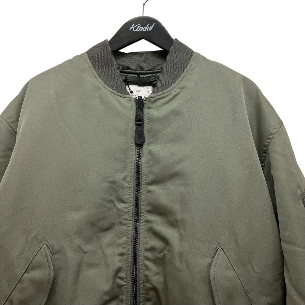 HYKE UNITED ARROWS別注ジップアップリバーシブルMA-1ジャケット222-27047 033 古着・中古-3枚目のアイテム画像