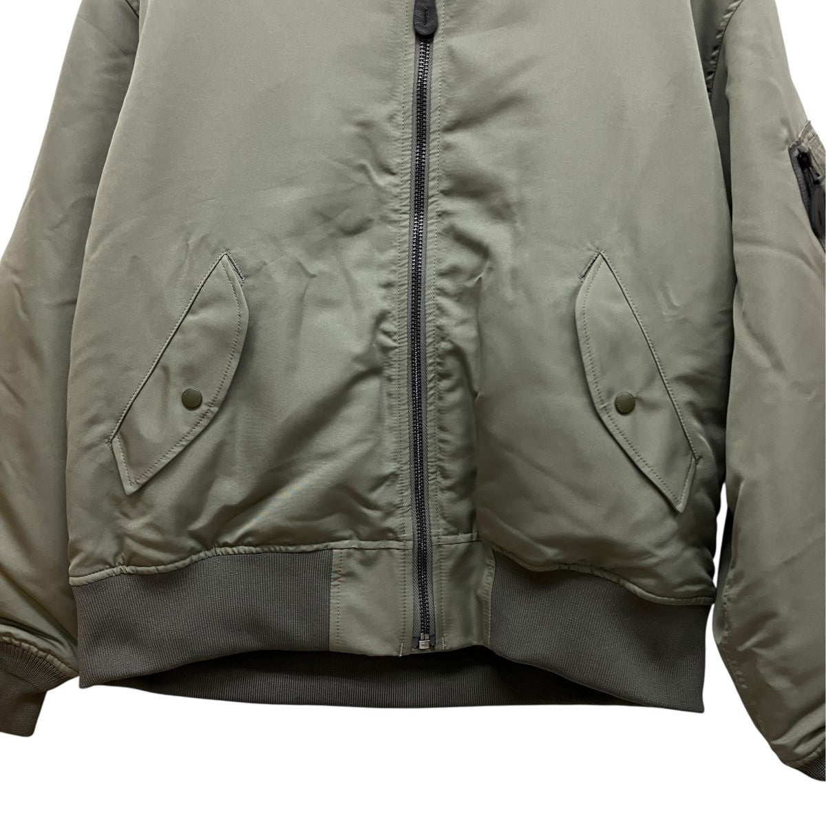 HYKE UNITED ARROWS別注ジップアップリバーシブルMA-1ジャケット222-27047 033 古着・中古-4枚目のアイテム画像