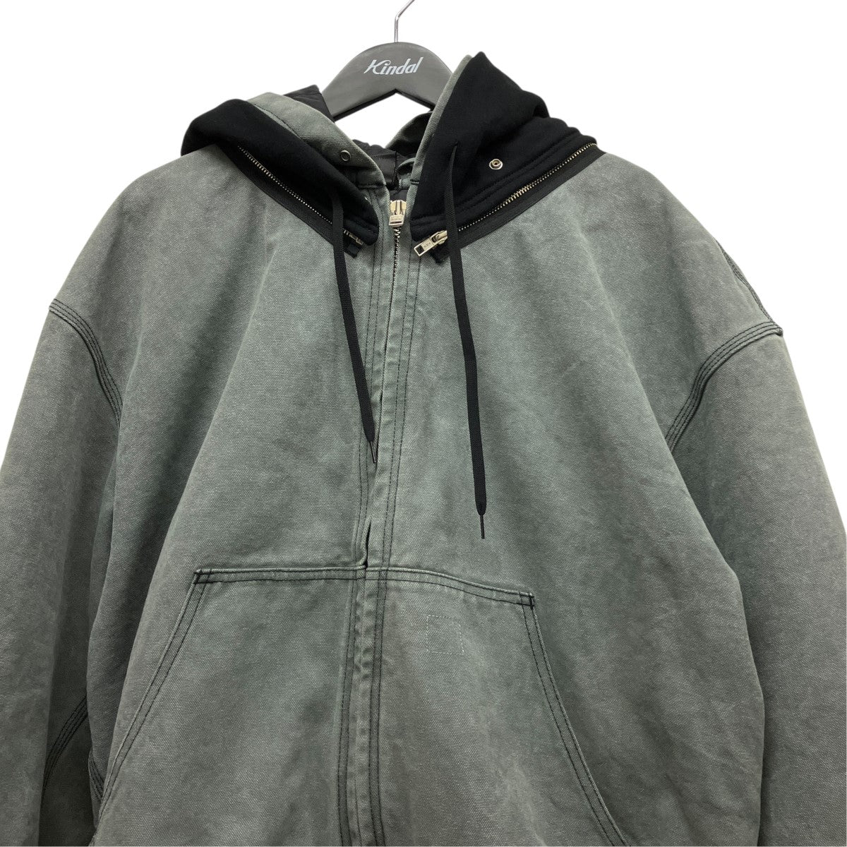N．HOOLYWOOD 25AWHOODIE BLOUSONジップアップフーディーブルゾン2252-BL70-038 peg 古着・中古-3枚目のアイテム画像