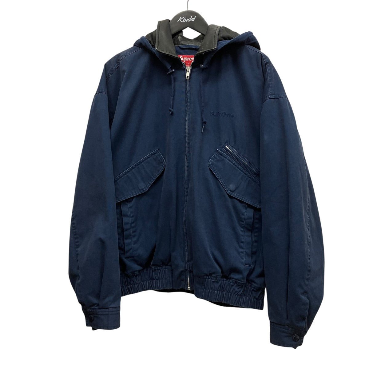 Supreme 24AWLeather Collar Utility Jacket襟レザーユーティリティージャケット 古着・中古-1枚目のアイテム画像