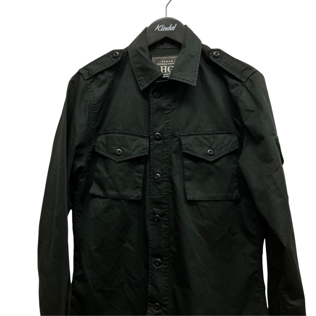 HG(Hysteric Glamour) ミリタリーシャツ4AH-1672 古着・中古-3枚目のアイテム画像
