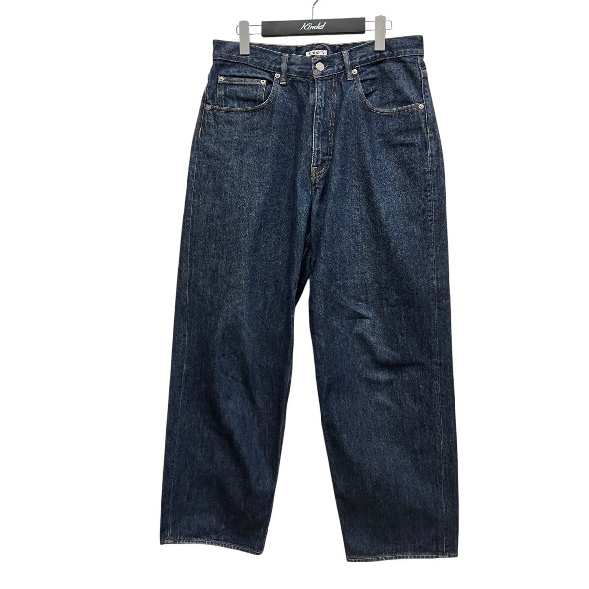 AURALEE HARD TWIST DENIM WIDE PANTSデニムパンツA00P03DM 古着・中古-1枚目のアイテム画像