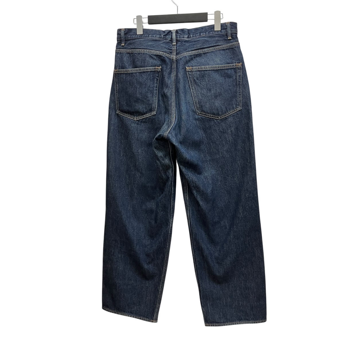 AURALEE HARD TWIST DENIM WIDE PANTSデニムパンツA00P03DM 古着・中古-2枚目のアイテム画像