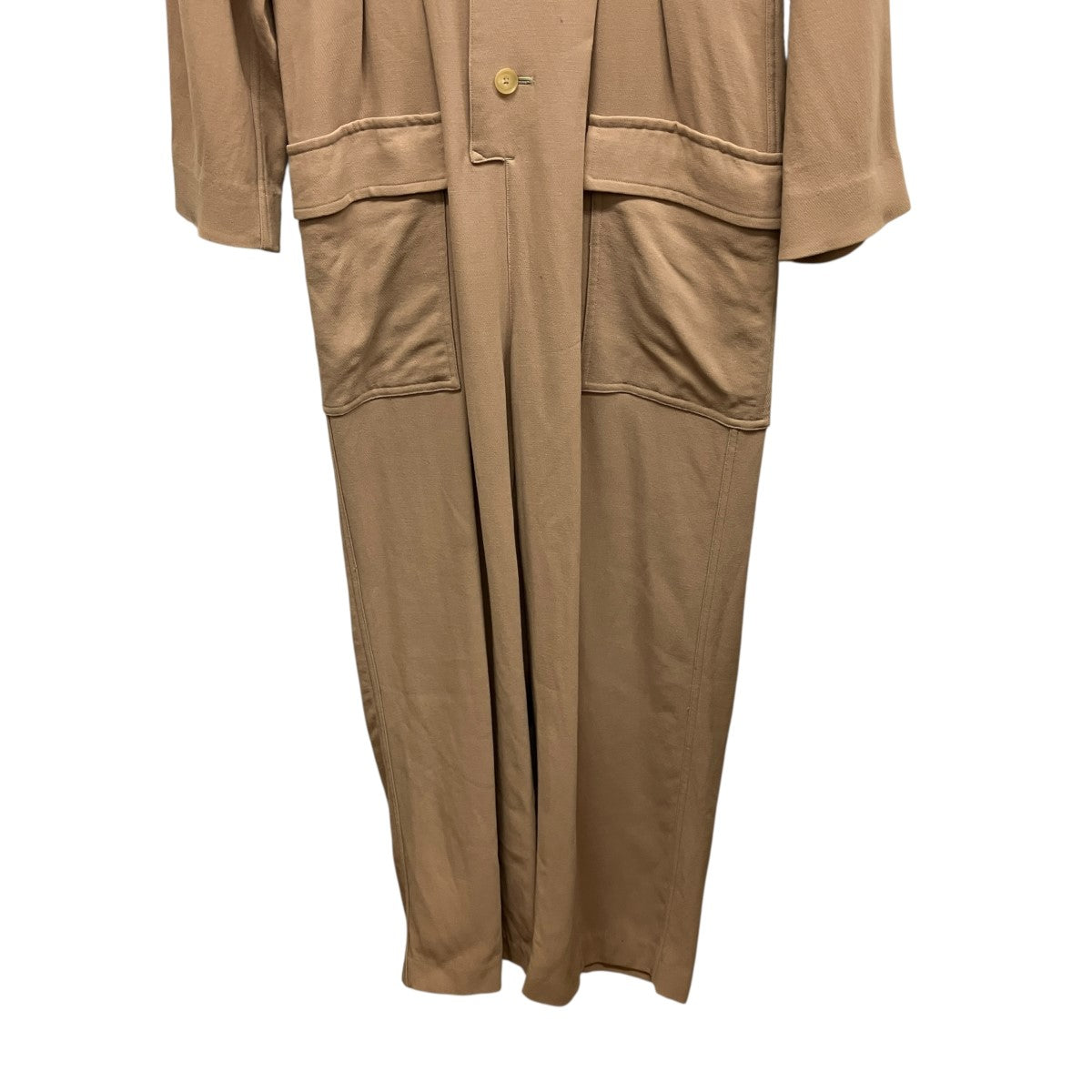 AURALEE TWIST WOOL BARATHEA JUMPSUITツイストウールジャンプスーツA9AT01BB 古着・中古-4枚目のアイテム画像