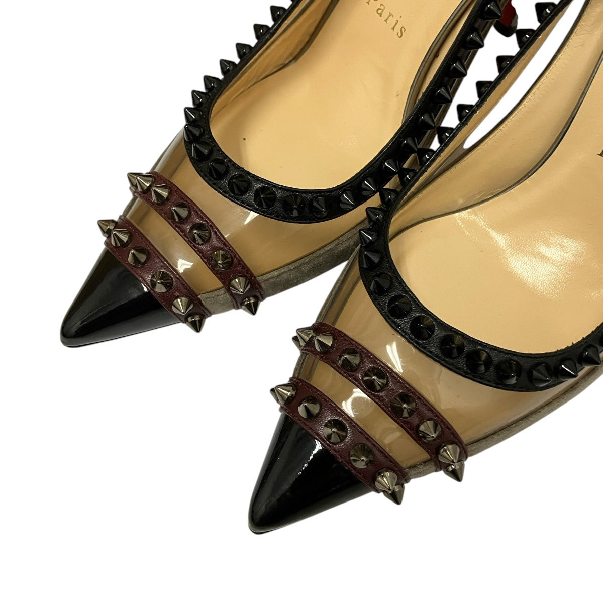 Christian Louboutin ヒールスタッズパンプス 古着・中古-6枚目のアイテム画像