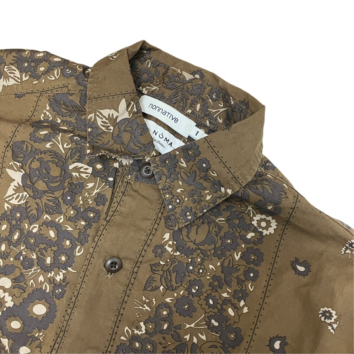 nonnative×NOMA t．d． 22SSWORKER SHIRT JACKETフラワーバンダナ柄長袖シャツNN-SJ4102 古着・中古-5枚目のアイテム画像