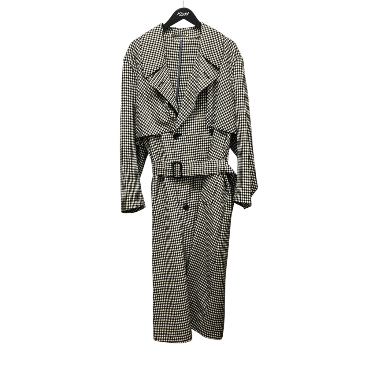 Paul Smith 23AWブリティッシュギンガムチェック柄ベルテッドロングトレンチコートPF-MV-79438 古着・中古-1枚目のアイテム画像