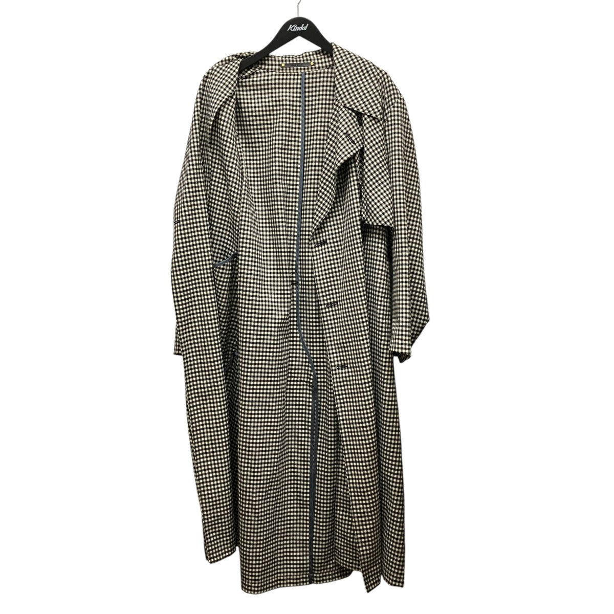 Paul Smith 23AWブリティッシュギンガムチェック柄ベルテッドロングトレンチコートPF-MV-79438 古着・中古-3枚目のアイテム画像