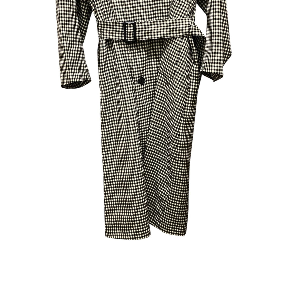 Paul Smith 23AWブリティッシュギンガムチェック柄ベルテッドロングトレンチコートPF-MV-79438 古着・中古-5枚目のアイテム画像