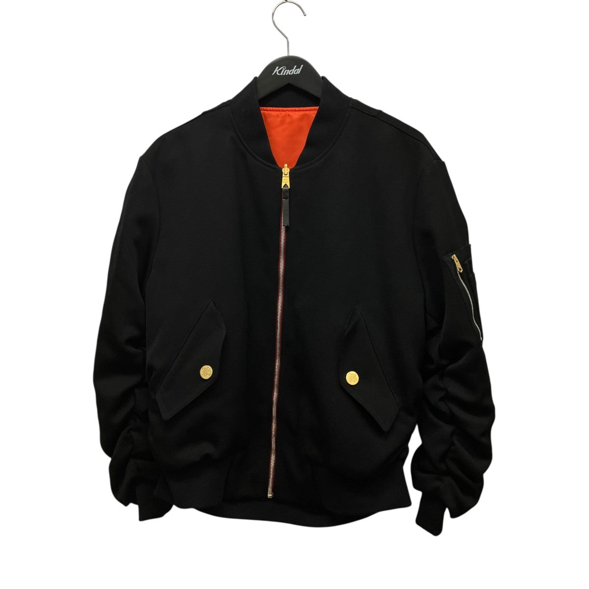 Paul Smith ウールアームギャザーMA-1ジャケットPF-KS-45349 古着・中古-1枚目のアイテム画像