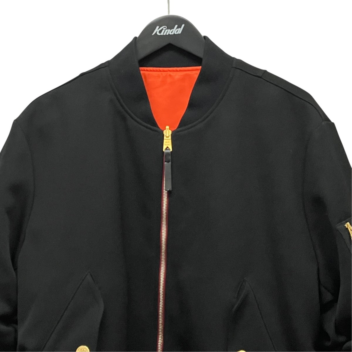 Paul Smith ウールアームギャザーMA-1ジャケットPF-KS-45349 古着・中古-3枚目のアイテム画像