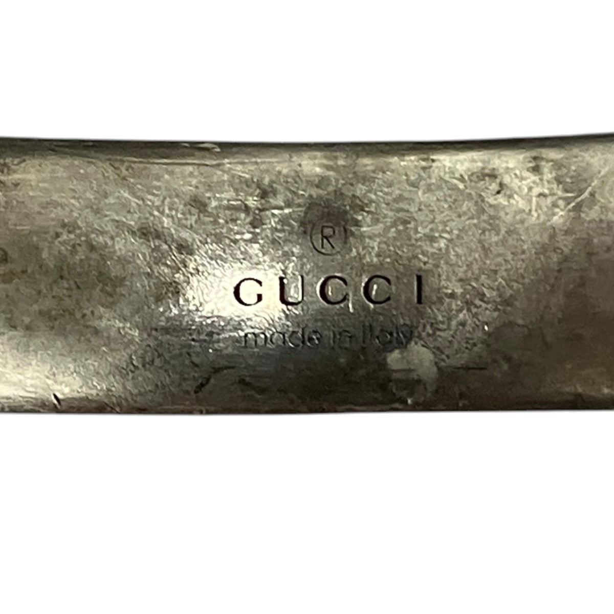 GUCCI インターロッキングGシルバーバングル 古着・中古-6枚目のアイテム画像