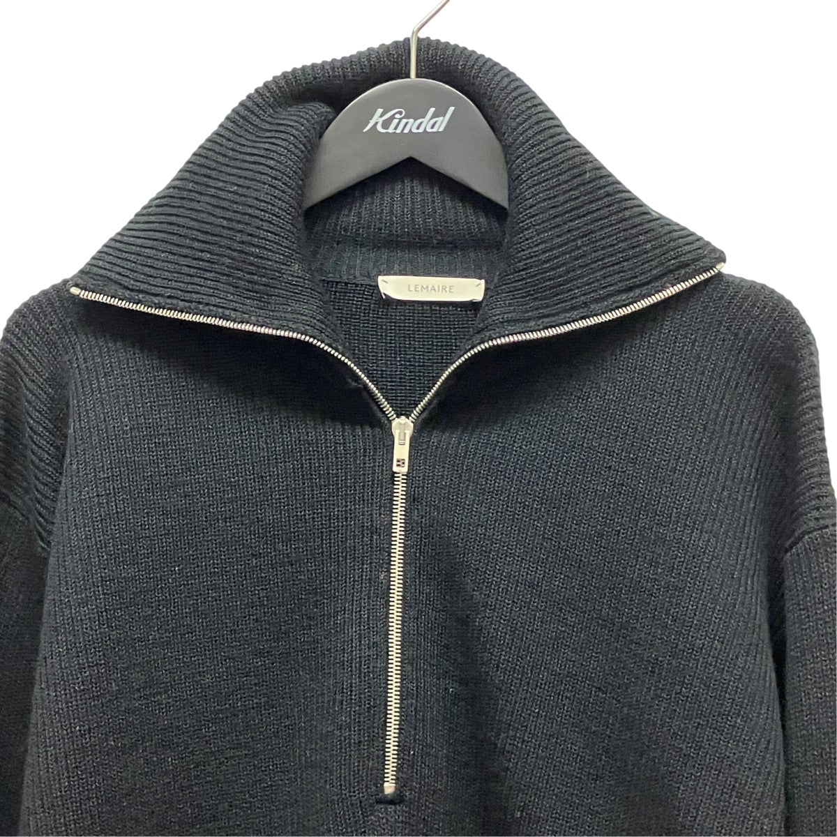 LEMAIRE HALF ZIP SWEATERハーフジップニットTO1439 LK1042 古着・中古-5枚目のアイテム画像