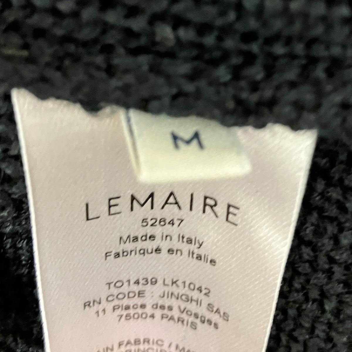 LEMAIRE HALF ZIP SWEATERハーフジップニットTO1439 LK1042 古着・中古-6枚目のアイテム画像
