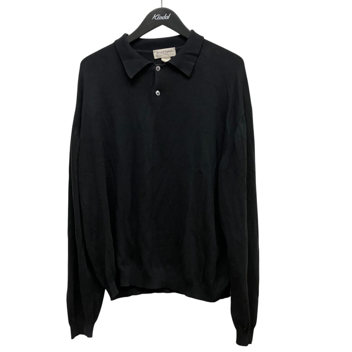 Tricots St Raphael 長袖ニットポロシャツ 古着・中古-1枚目のアイテム画像
