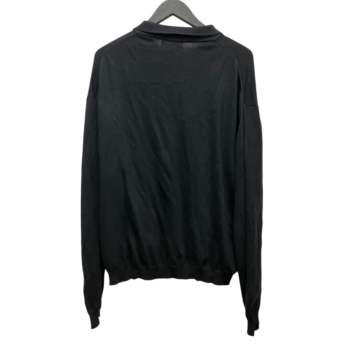 Tricots St Raphael 長袖ニットポロシャツ 古着・中古-2枚目のアイテム画像