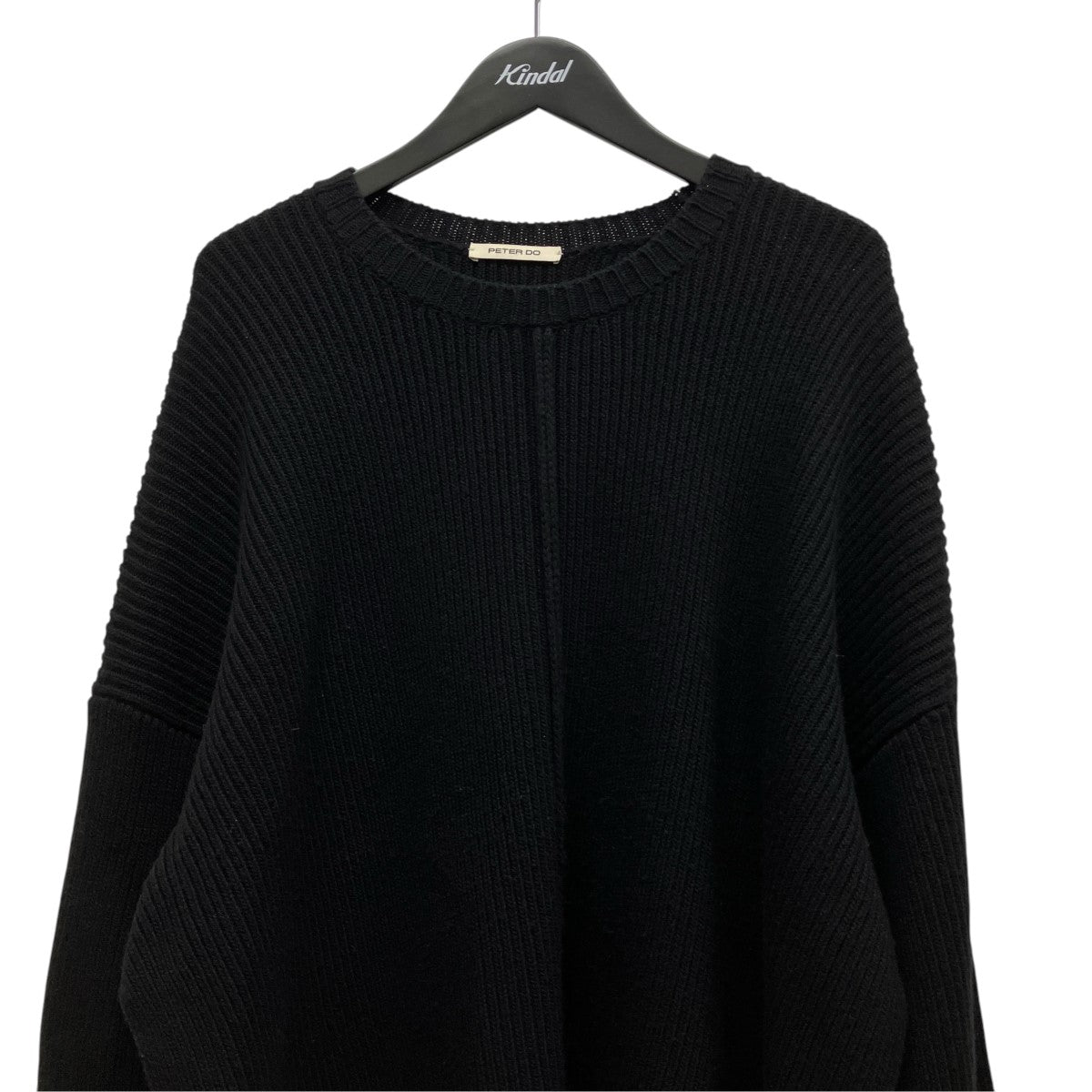 PETER DO Crew Neck Cape SweaterアームスリットニットPD-FW22-723-WOL 古着・中古-3枚目のアイテム画像