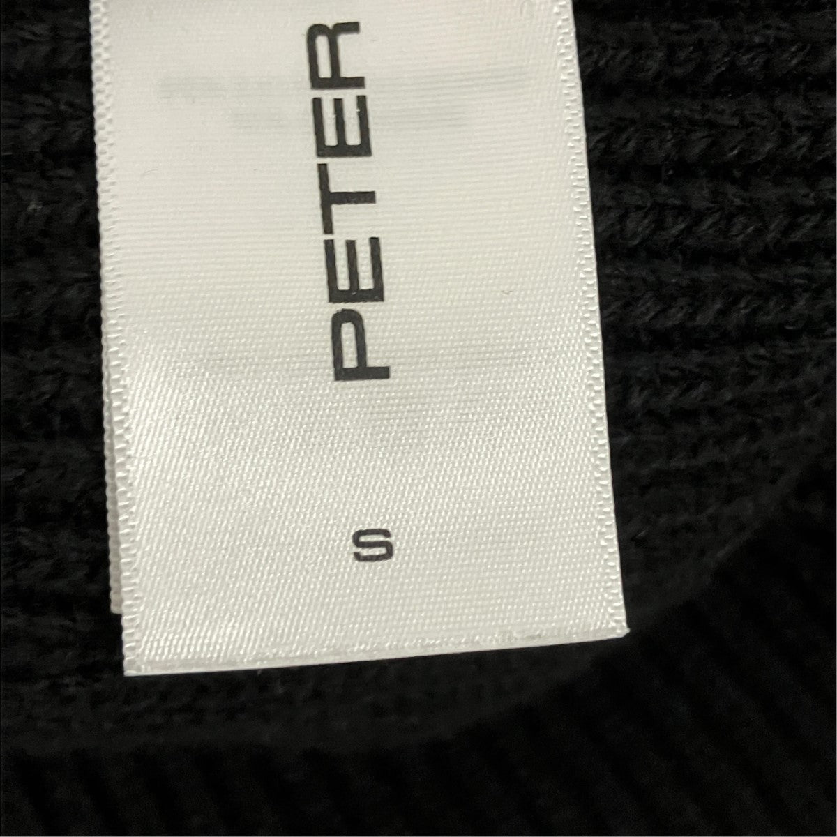 PETER DO Crew Neck Cape SweaterアームスリットニットPD-FW22-723-WOL 古着・中古-6枚目のアイテム画像