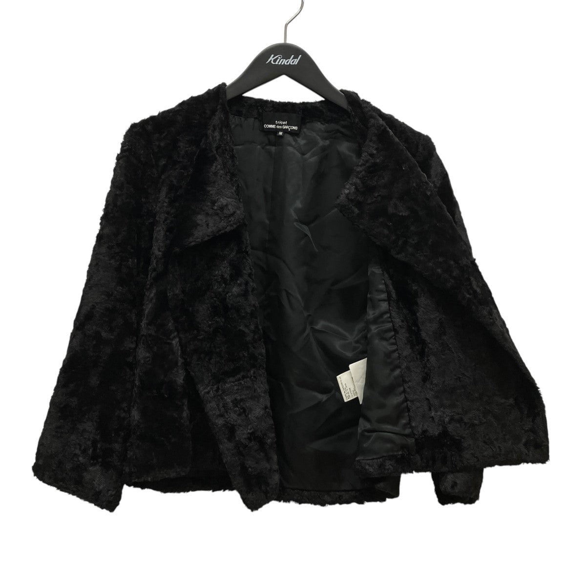 tricot COMME des GARCONS 03SSベロアジャケットTJ-07009M 古着・中古-5枚目のアイテム画像