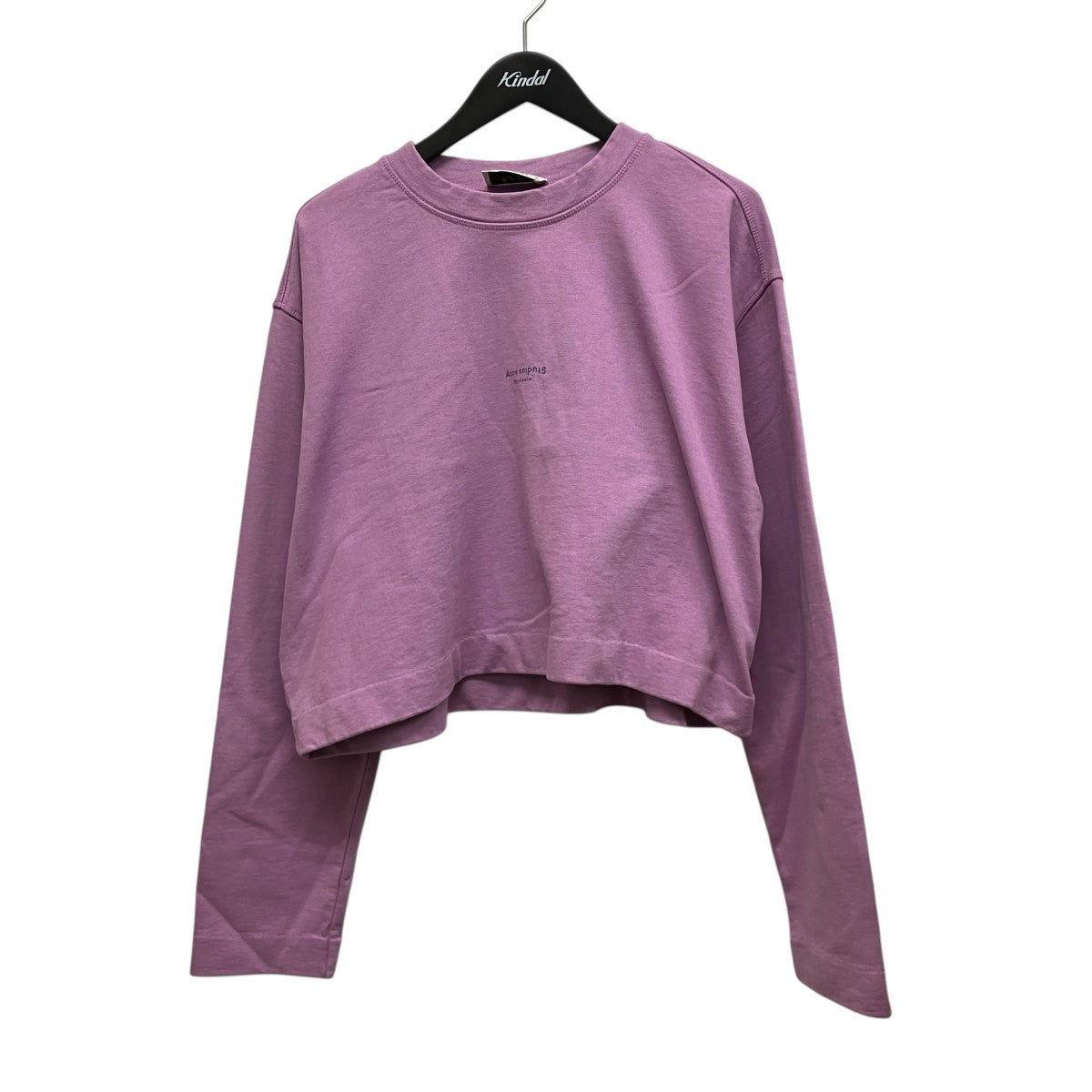 ACNE STUDIOS ロゴプリントクロップドスウェット1HA181 古着・中古-1枚目のアイテム画像