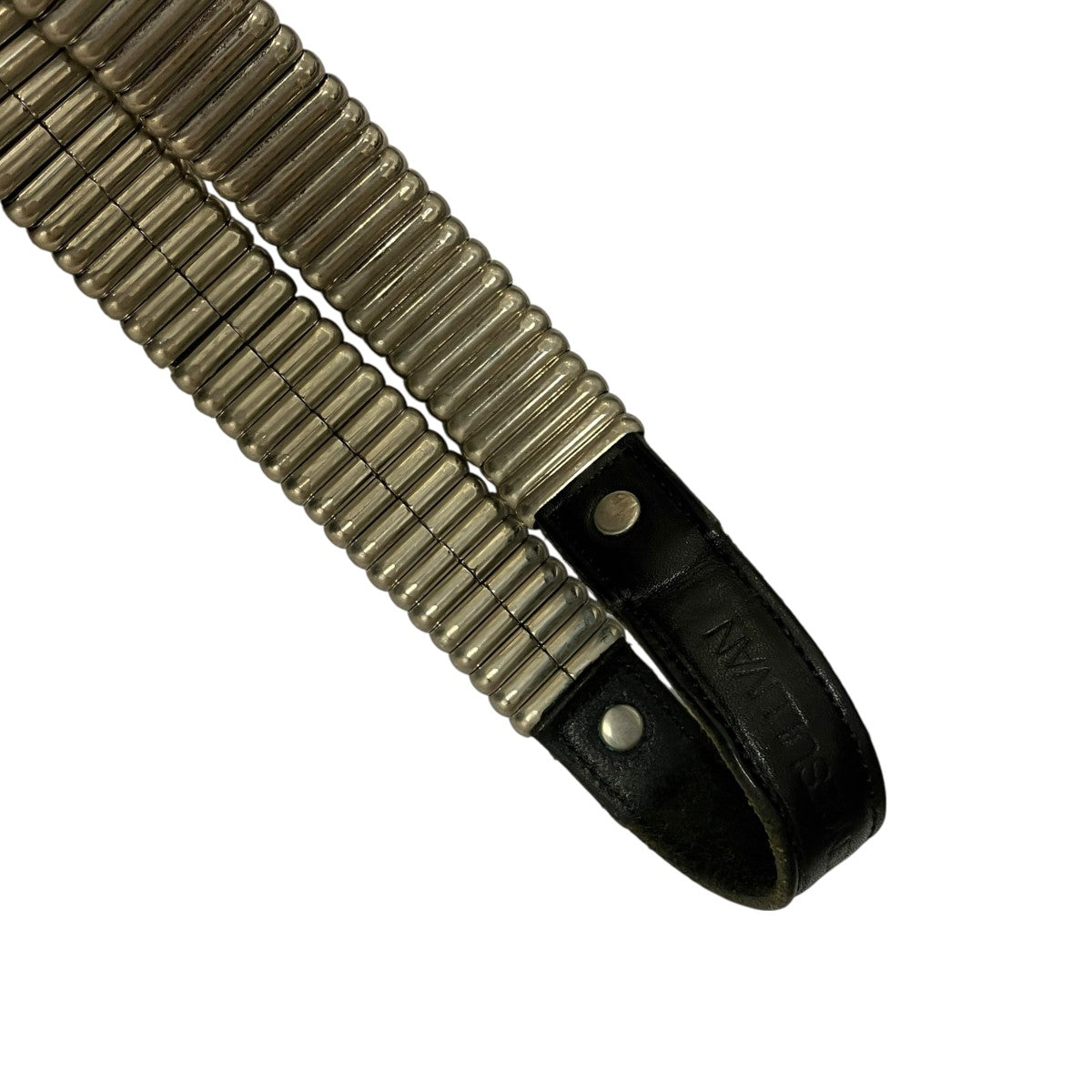 JOHN LAWRENCE SULLIVAN PIN BUCKLE LEATHER METAL BELTスタッズナローベルト 古着・中古-6枚目のアイテム画像