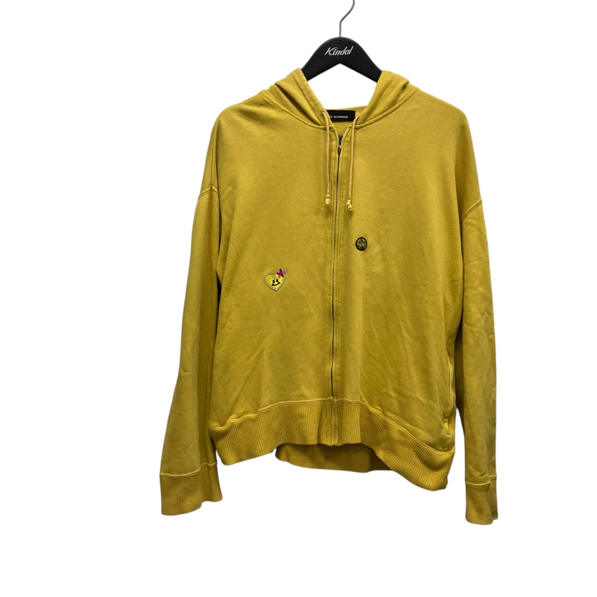 Hysteric Glamour フーデッド刺しゅうジップアップパーカー2CF-0935 古着・中古-1枚目のアイテム画像