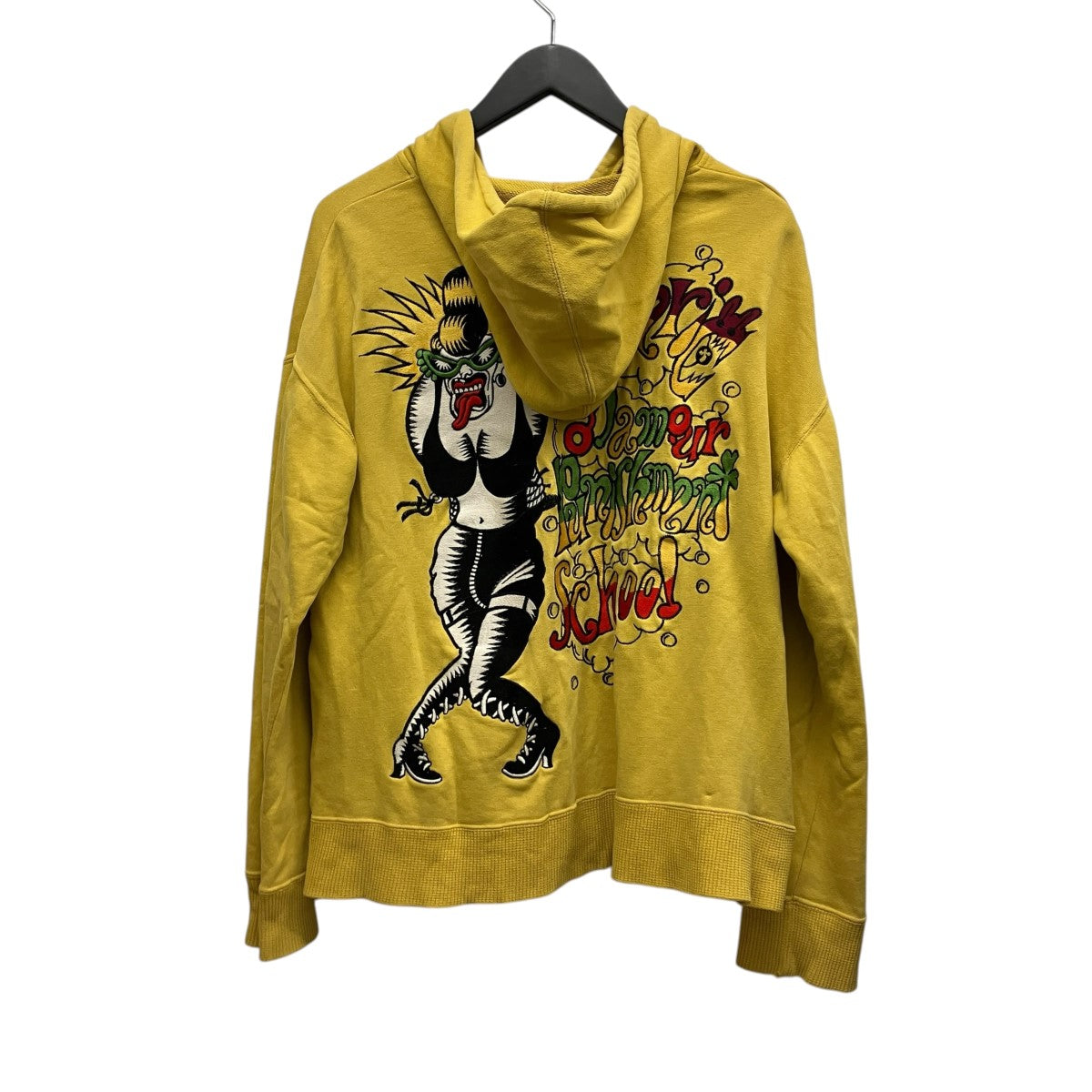 Hysteric Glamour フーデッド刺しゅうジップアップパーカー2CF-0935 古着・中古-2枚目のアイテム画像