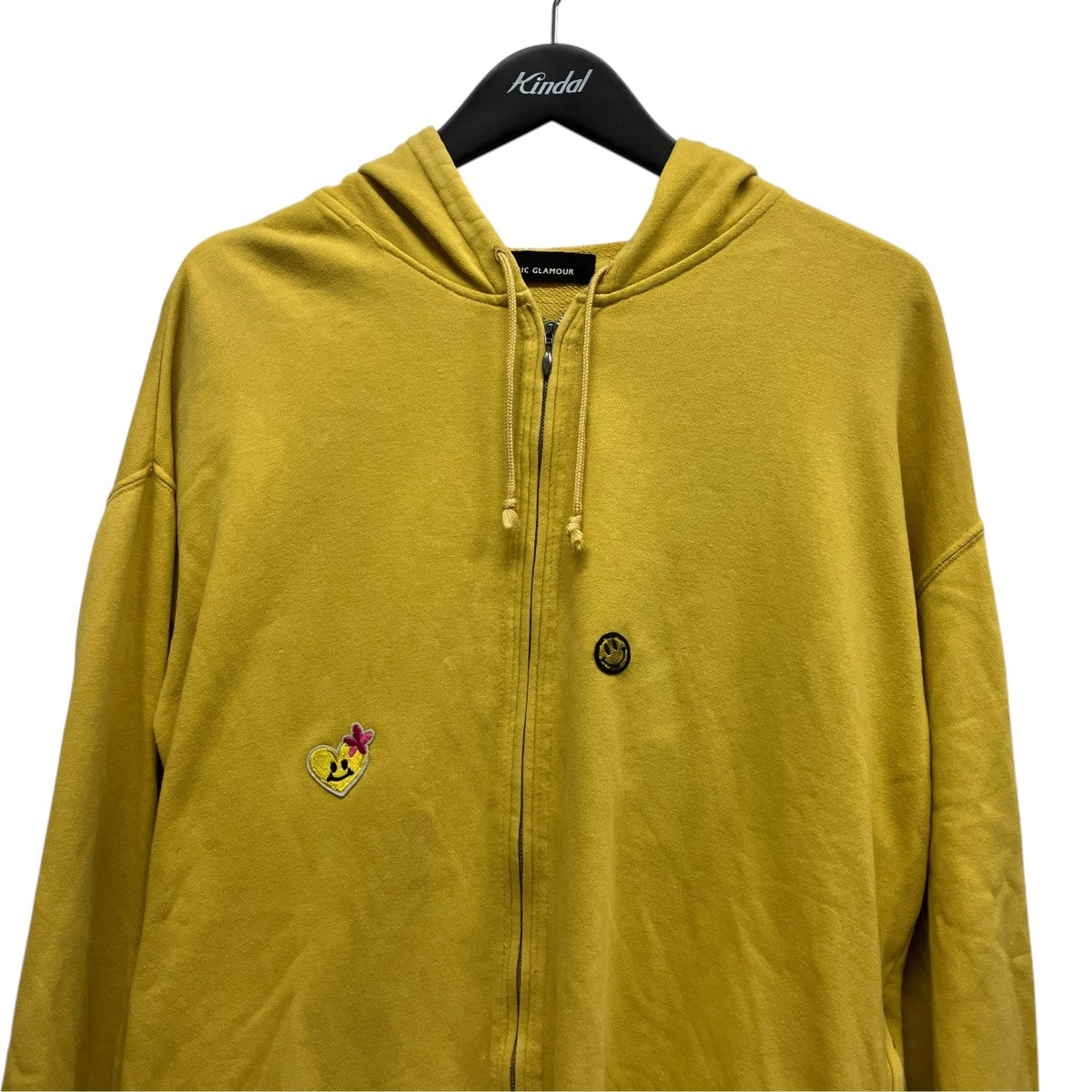 Hysteric Glamour フーデッド刺しゅうジップアップパーカー2CF-0935 古着・中古-3枚目のアイテム画像