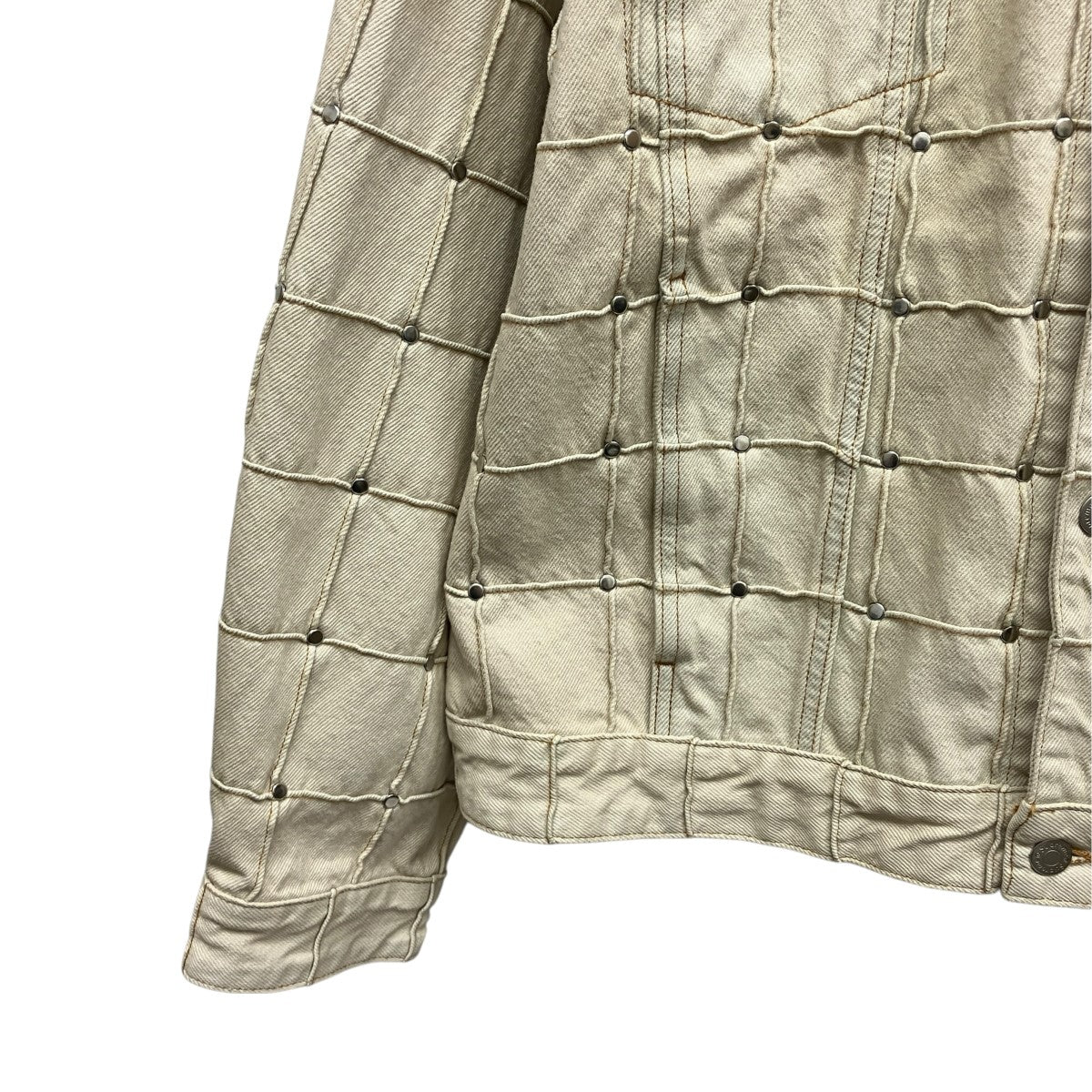 Supreme 25SSスタッズパッチワークデニムジャケットStudded Seam Denim Trucker Jacket 古着・中古-6枚目のアイテム画像