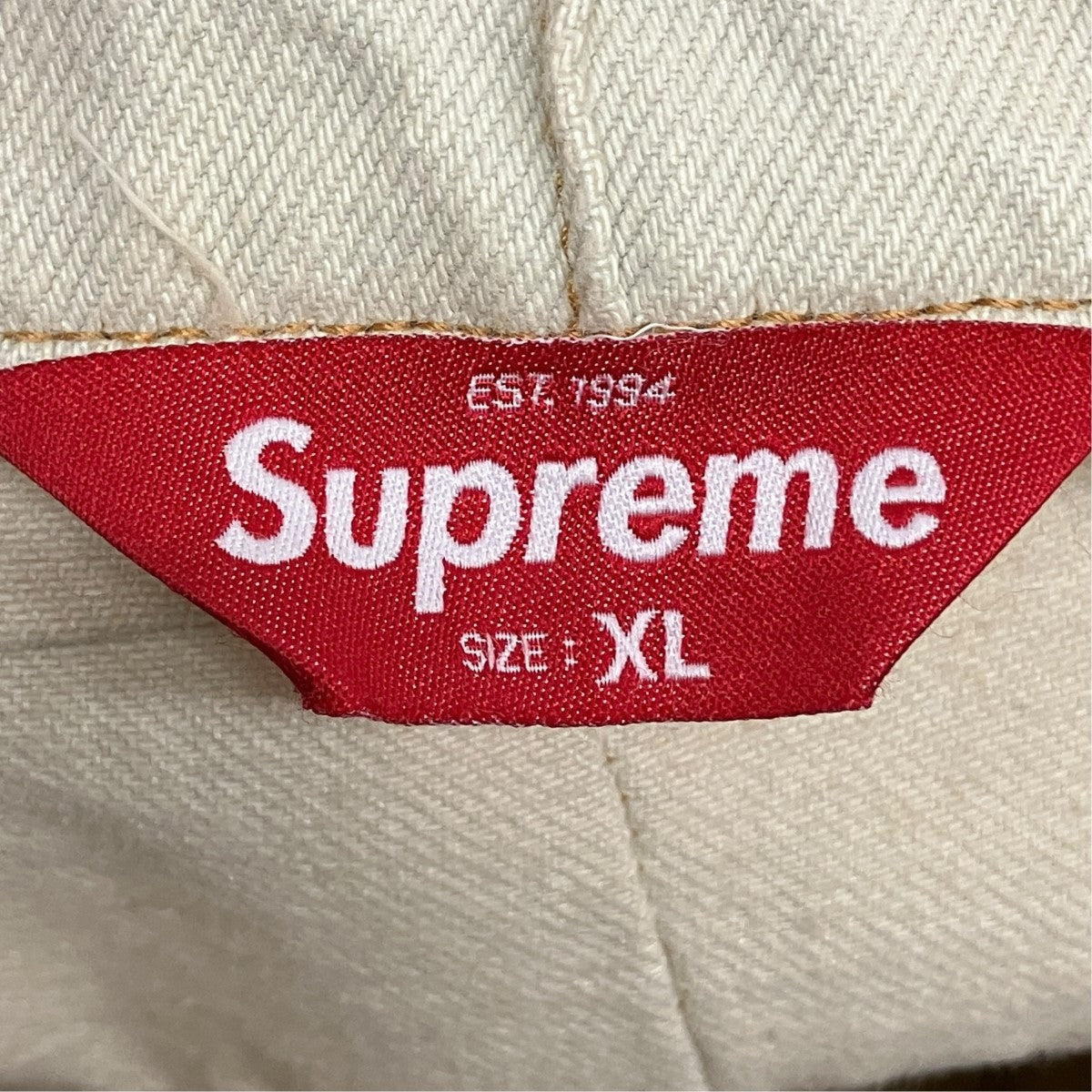 Supreme 25SSスタッズパッチワークデニムジャケットStudded Seam Denim Trucker Jacket 古着・中古-7枚目のアイテム画像