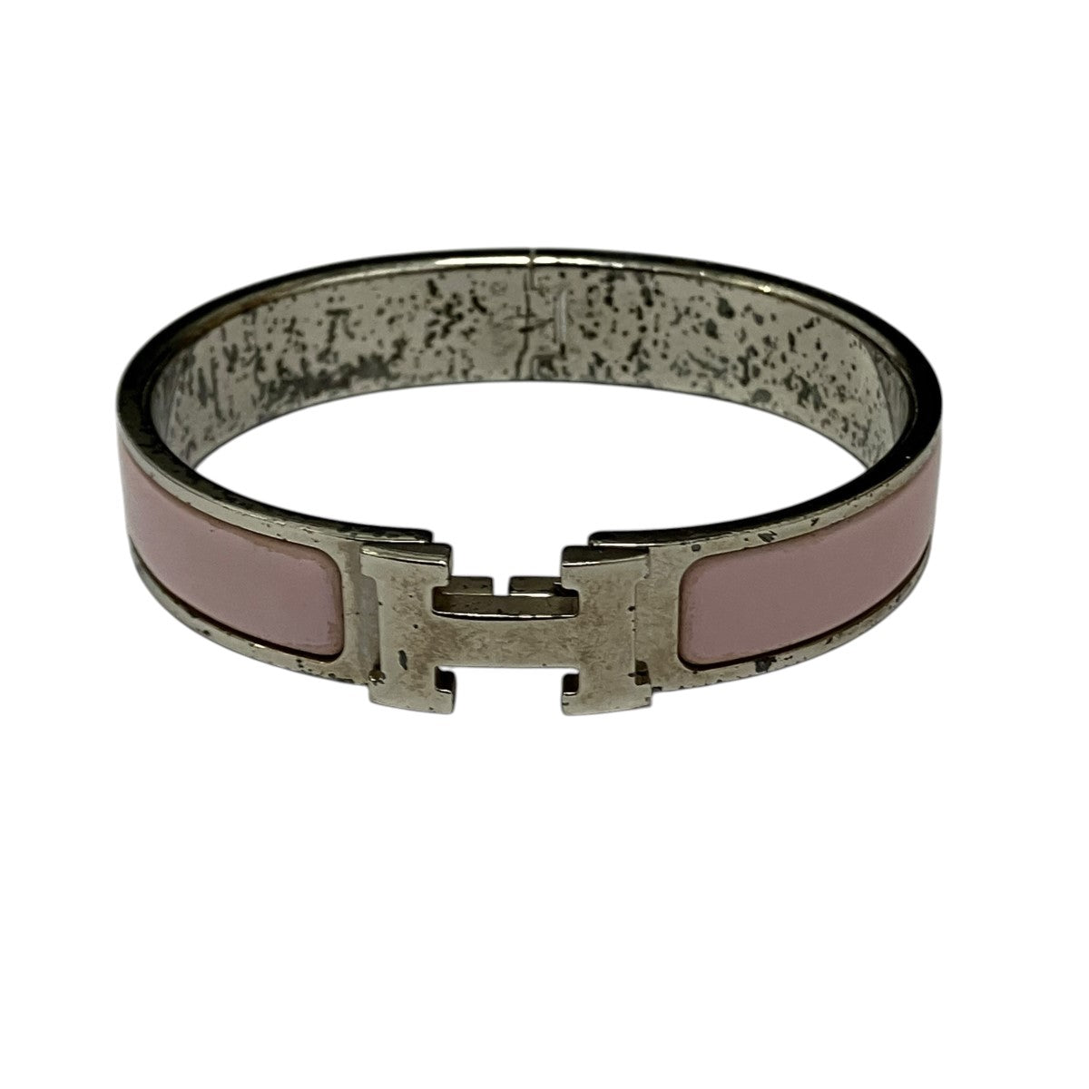 HERMES クリックラックPMピンクブレスレット 古着・中古-1枚目のアイテム画像
