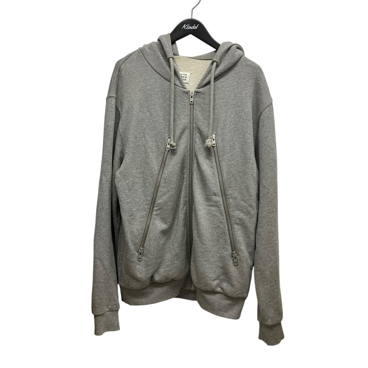 Maison Margiela 18SSフーデッドジップアップハノ字パーカーS50GU0055 古着・中古-1枚目のアイテム画像
