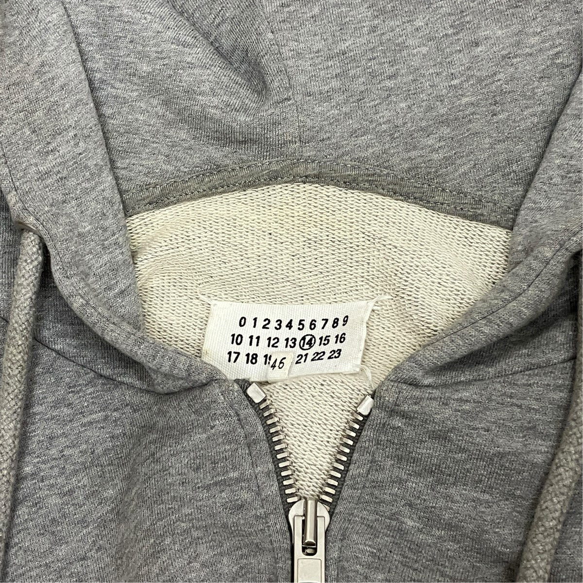 Maison Margiela 18SSフーデッドジップアップハノ字パーカーS50GU0055 古着・中古-7枚目のアイテム画像
