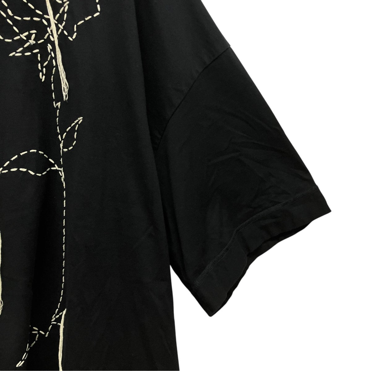 SHINYA KOZUKA 26SSTHE MOONED FLOWER IS STITCHED ON YOUR BODY刺しゅうTシャツ2601SK101D 古着・中古-5枚目のアイテム画像