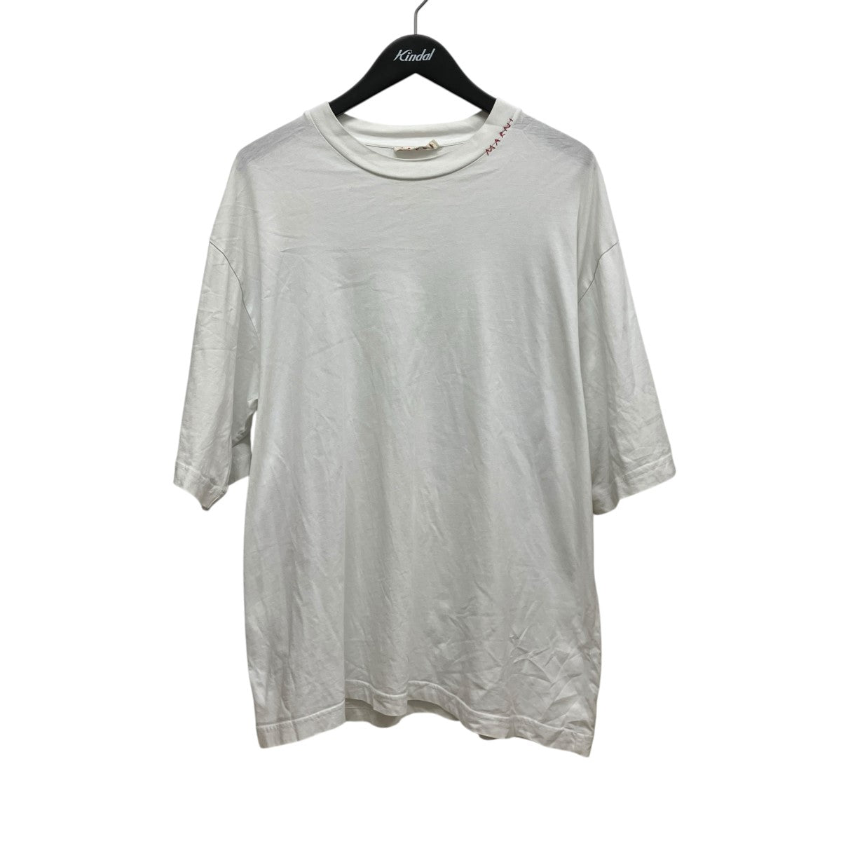 MARNI 25AW刺しゅうロゴTシャツHUMU02236X5 古着・中古-1枚目のアイテム画像