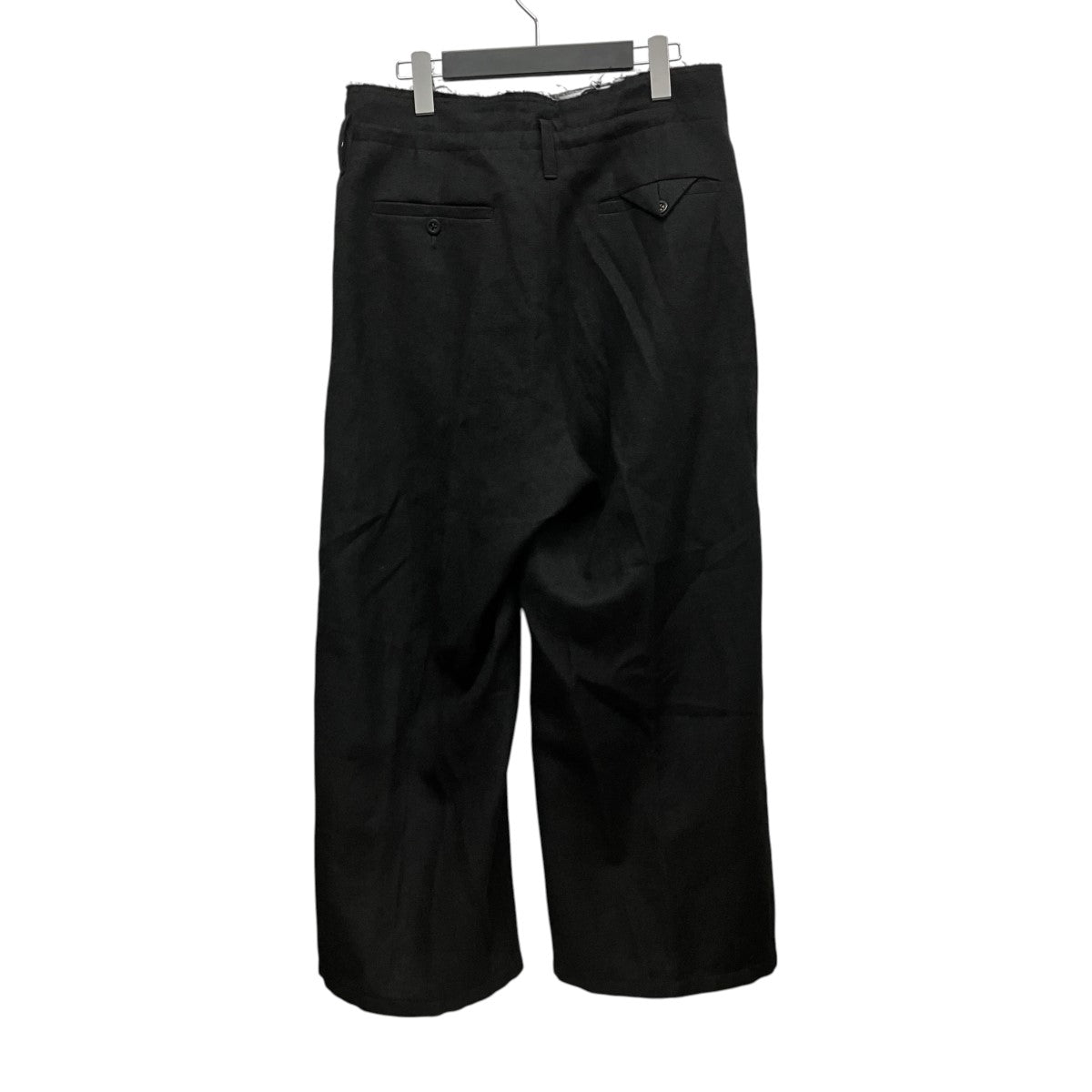 ANCELLM SHRINK WOOL WIDE SLACKSウールワイドスラックスANC-PT94 古着・中古-2枚目のアイテム画像