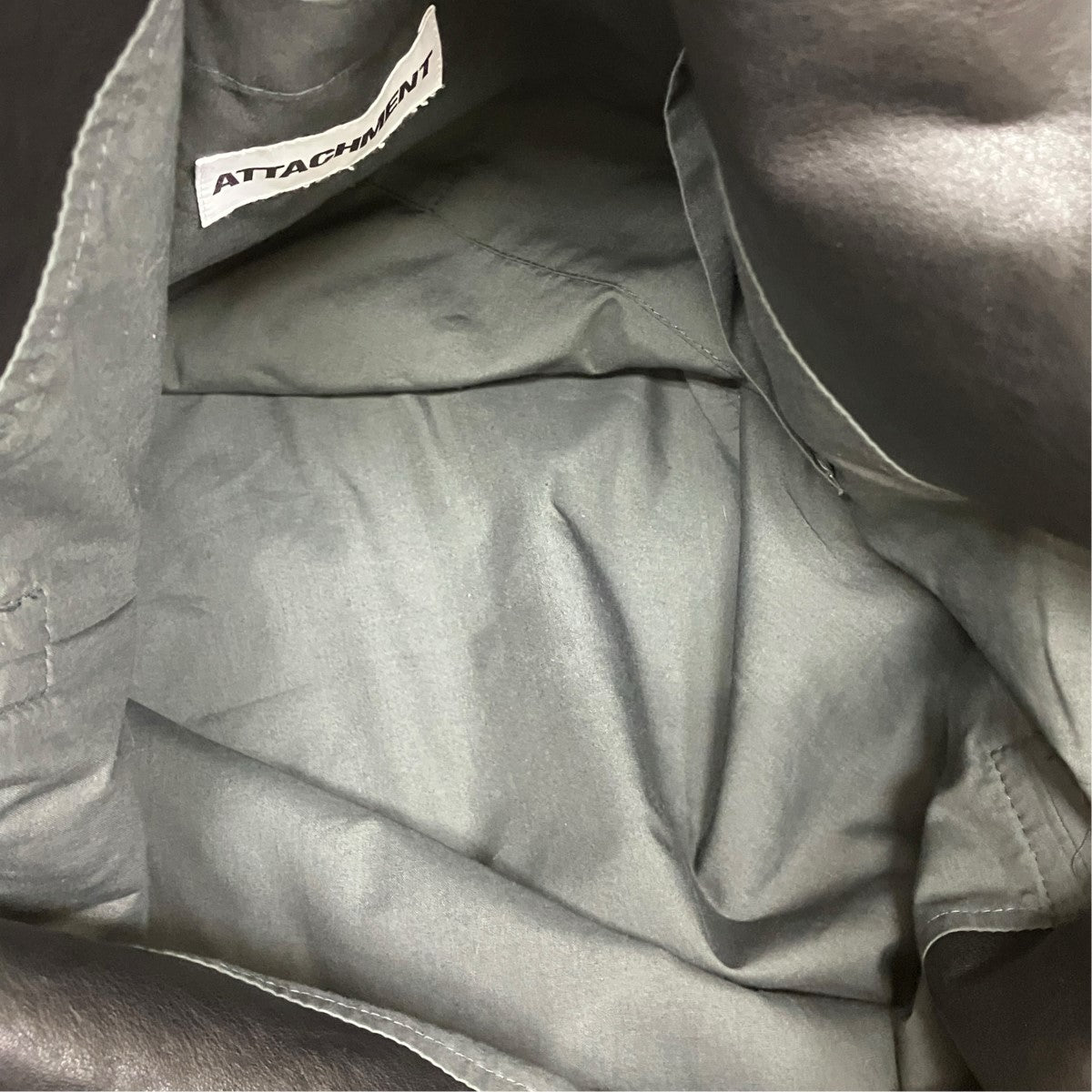 ATTACHMENT シンセティックレザー ショルダーバッグ 古着・中古-4枚目のアイテム画像