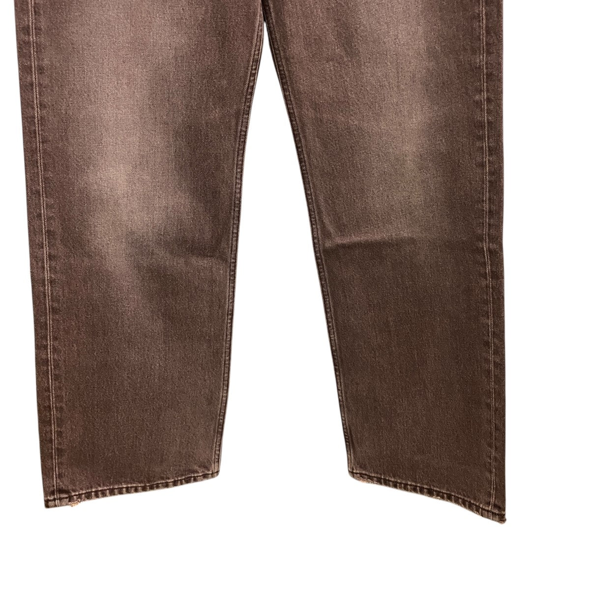 OUR LEGACY 26SSTHIRD CUT Overdyed Choco MelonデニムパンツM2265TC 古着・中古-4枚目のアイテム画像