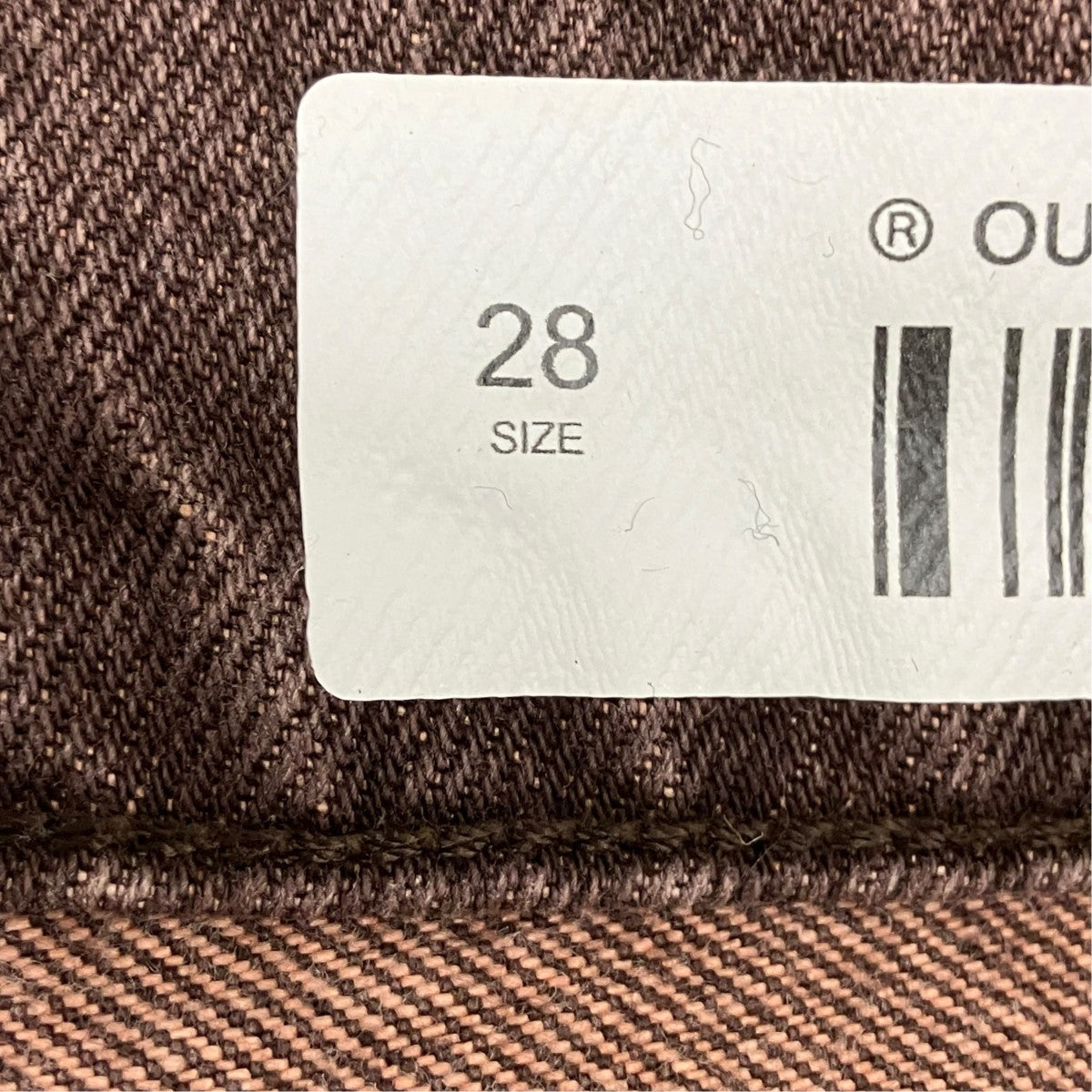 OUR LEGACY 26SSTHIRD CUT Overdyed Choco MelonデニムパンツM2265TC 古着・中古-6枚目のアイテム画像