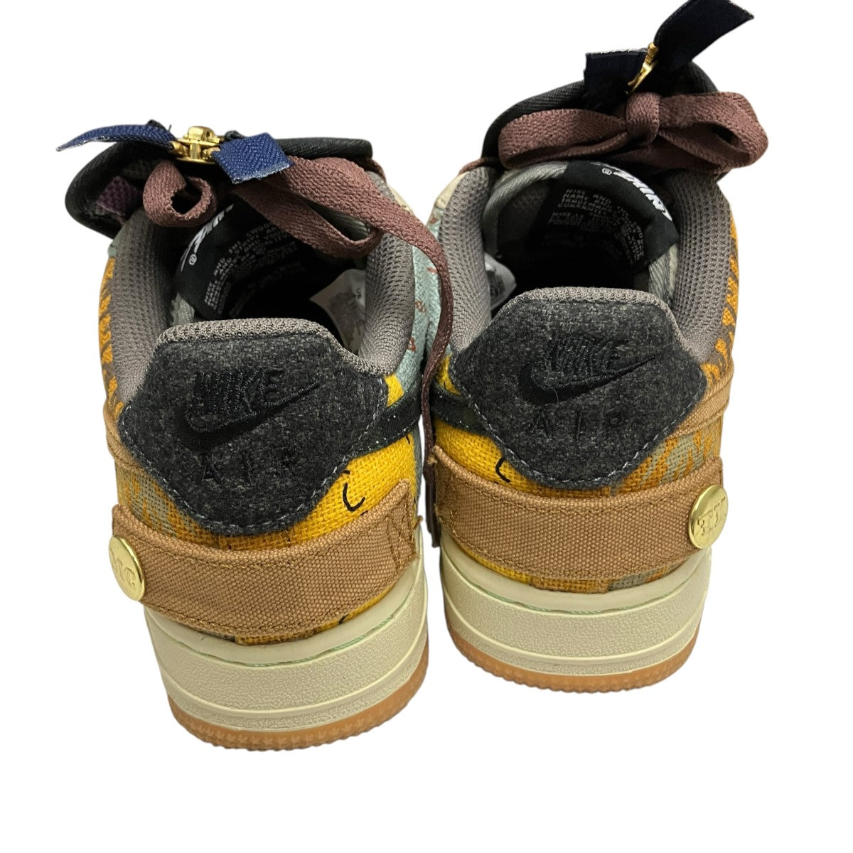 NIKE×TRAVIS SCOTT AIR FORCE 1 LOW CACTUS JACKローカットスニーカーCN2405-900 古着・中古-4枚目のアイテム画像